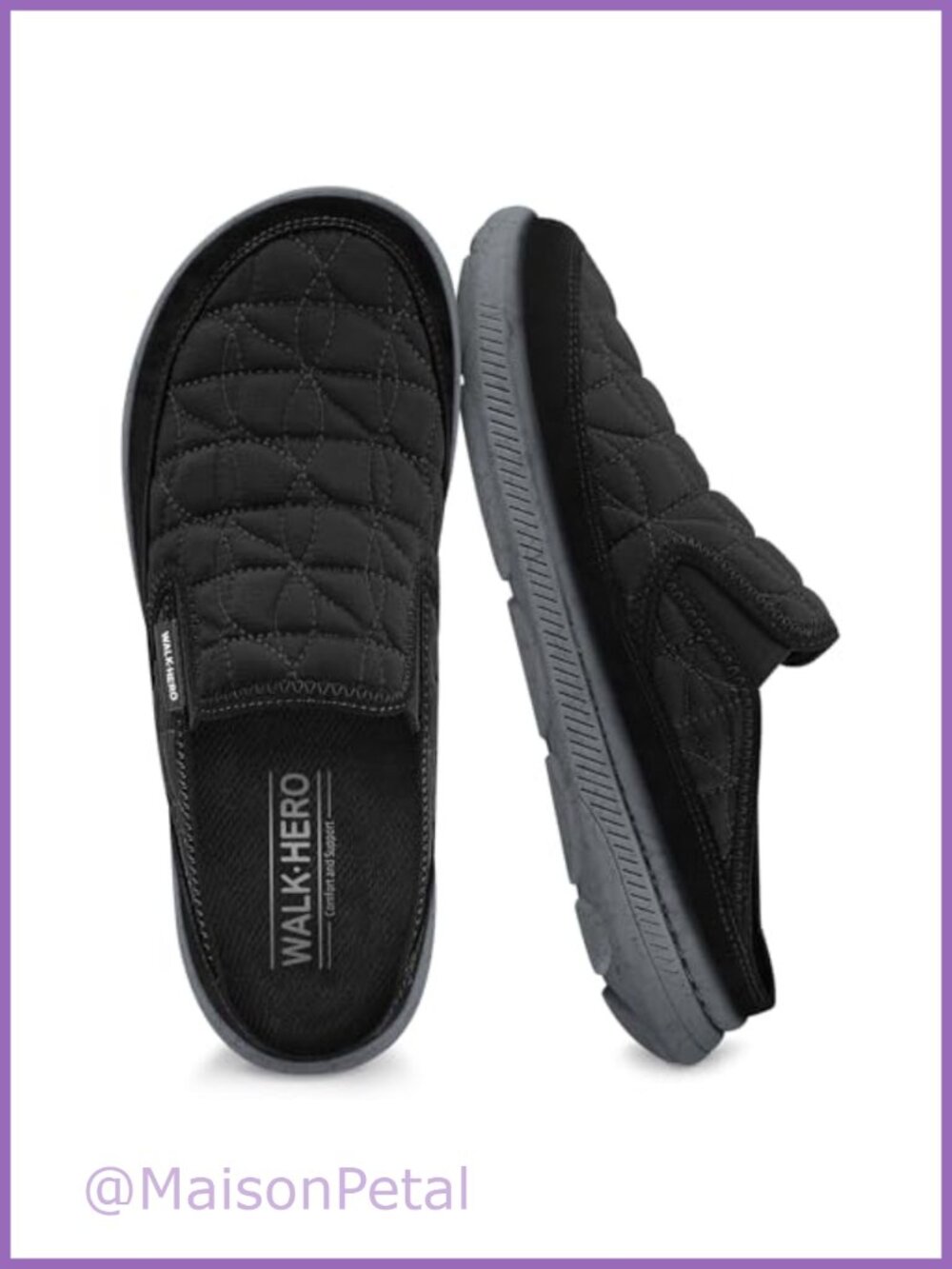 Mens Arch Support Slippers Orthopedic Plantar Fasciitis House Shoes